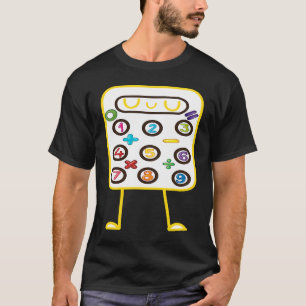 number day maths kids costume numbers math day cal T-Shirt