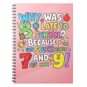 Number Day Maths Notebook Funny Numbers Joke