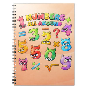 Number Day Maths Notebook Numbers All Around