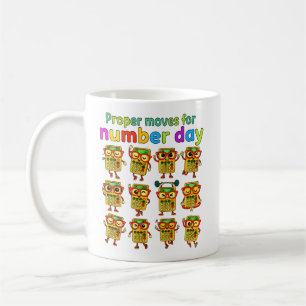Number Day Proper Moves Funny Maths Mug