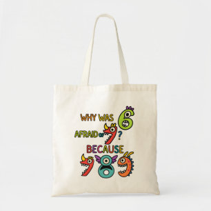 Number Day Tote Bag   Funny Maths Numbers