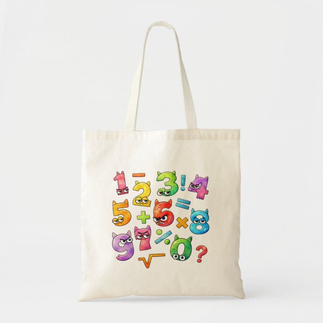 Number Day Tote Bag | Maths Numbers Learning (Front)