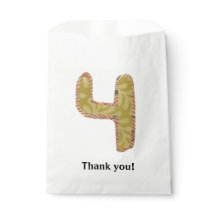Number Four Favour Bags