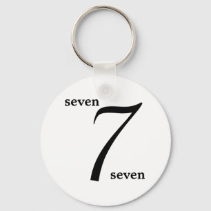 Number Key Ring