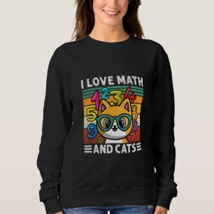 Number Learning calculator costume matc day Math O Sweatshirt