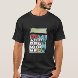 Number Learning calculator costume matc day Math O T-Shirt