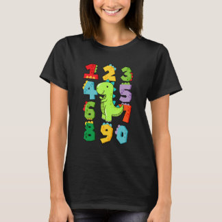 Number Learning calculator costume matc day Math O T-Shirt