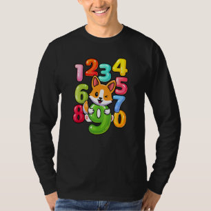 Number Learning calculator costume matc day Math O T-Shirt