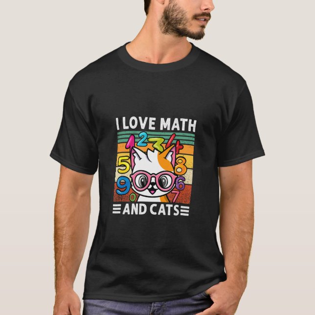 Number Learning calculator costume matc day Math O T-Shirt (Front)