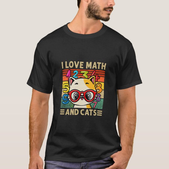 Number Learning calculator costume matc day Math O T-Shirt (Front)