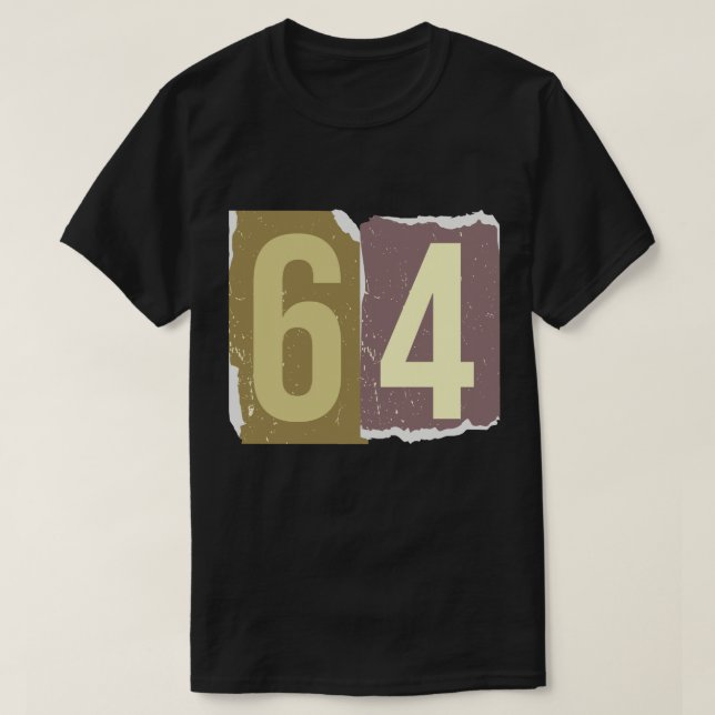 Number Magazine Ransom 64 T-Shirt (Design Front)