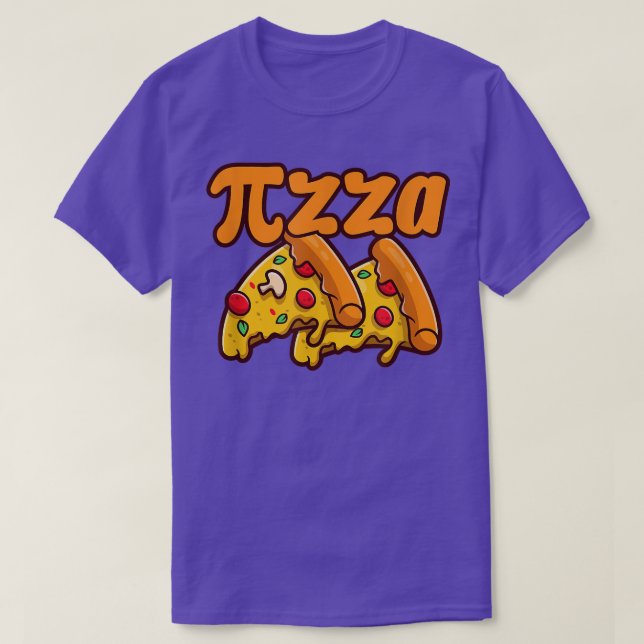 number math  number Pie Pizza Love Math Nerd Pi Da T-Shirt (Design Front)