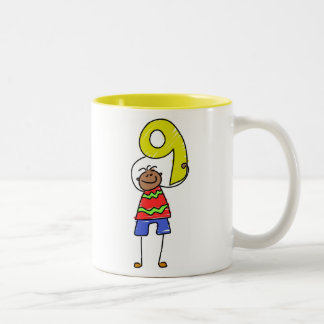Number Nine Kid Two-Tone Coffee Mug