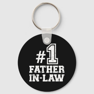 Number one 1 father-in-law key ring