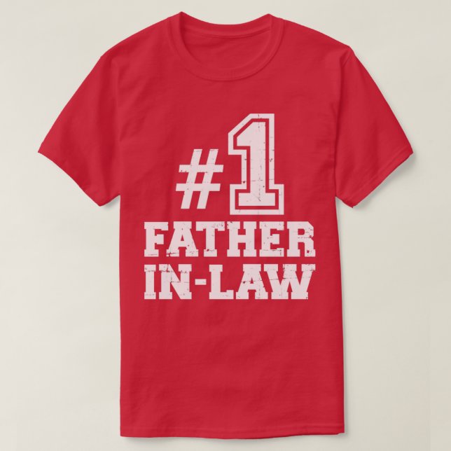 Number one 1 fatherinlaw T-Shirt (Design Front)