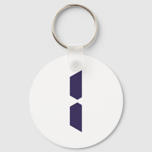 Number - One - 1 Key Ring