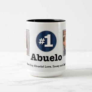 Number One Abuelo 2 Custom Photo Mug