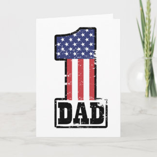 Number One American Dad Card