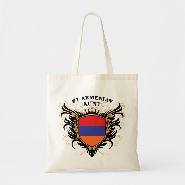 Number One Armenian Aunt Tote Bag (Front)