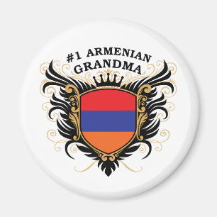 Number One Armenian Grandma Magnet