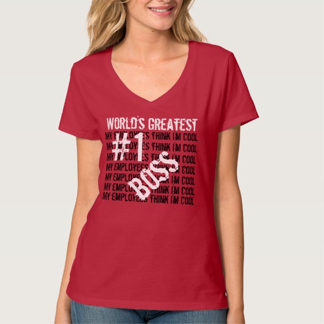 Number One Boss T-Shirt (Front)