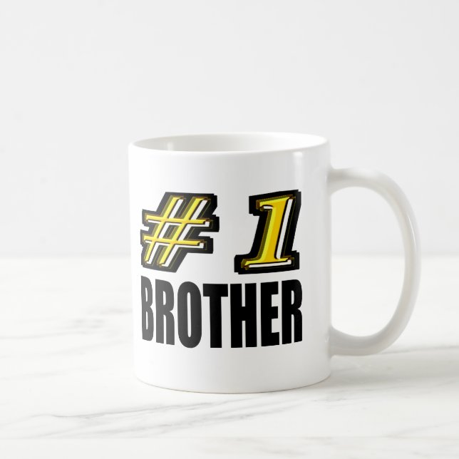 Number One Brother Coffee Mug (Right)