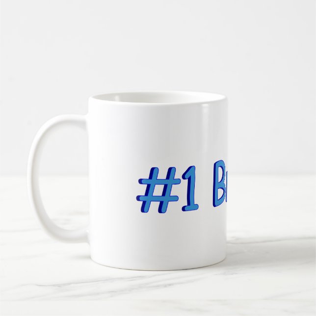 Number One Brother Coffee Mug (Left)