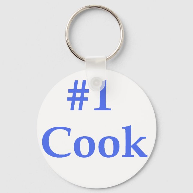 Number One Cook Key Ring (Front)