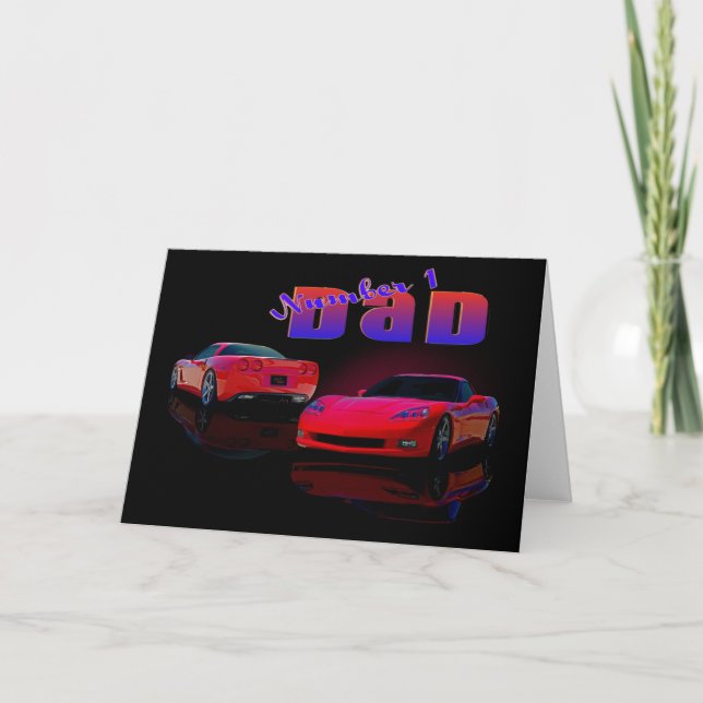 number one dad card (Front)