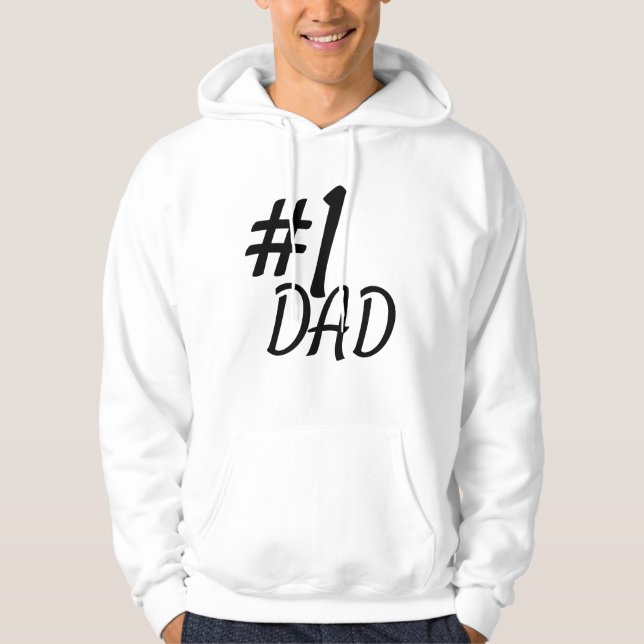 Number one dad hoodie (Front)