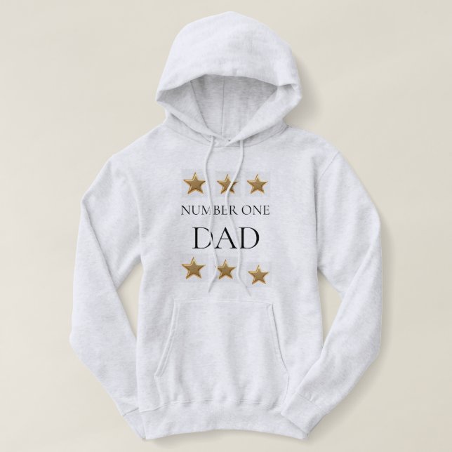 Number One Dad Hoodie (Design Front)