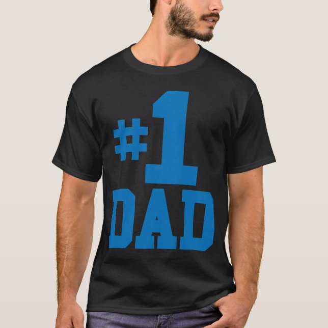 Number One Dad Men's T-Shirt (Front)