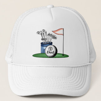 Number one Dad/Mum/Son... Personalised Golf Trucker Hat