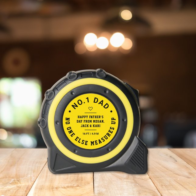 Number One Dad, No One Measures Up, Cute Funny 1 (Creator Uploaded)