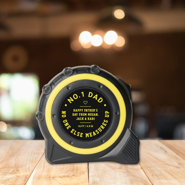 Number One Dad, No One Measures Up, Cute Funny 1 (Creator Uploaded)