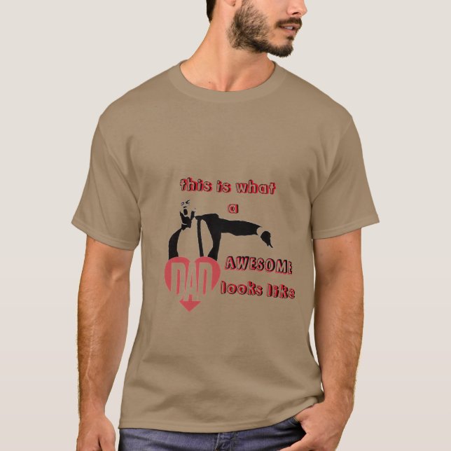 number one dad T-Shirt (Front)