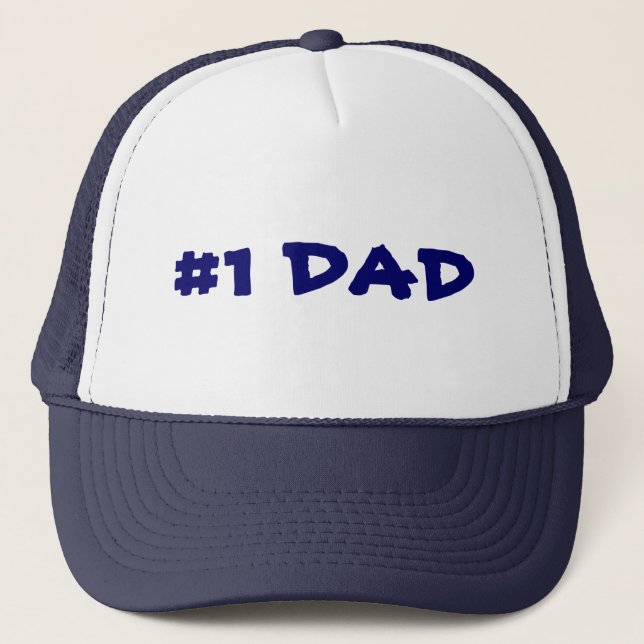 Number One Dad Trucker Hat (Front)