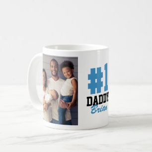 Number One Daddy 2 Photo Father's Day Coffee Mug