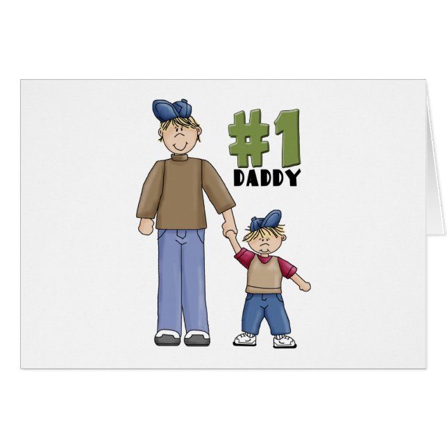 Number One Daddy Blonde Boy (Front Horizontal)