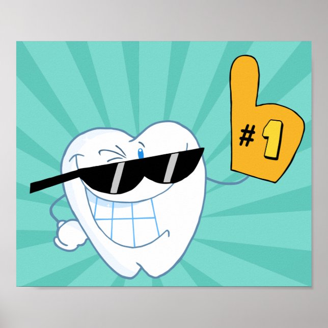 Number One Dentist Poster (Front)