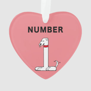 Number One Dog Ornament