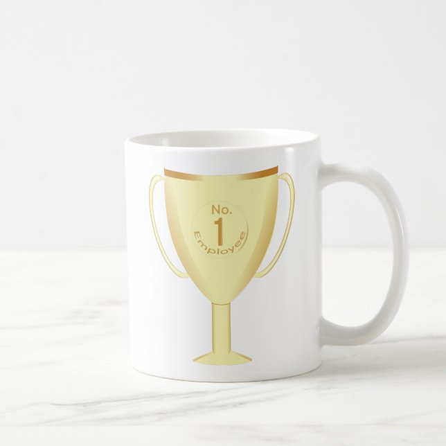 Number one employee Throphy Coffee Mug (Right)