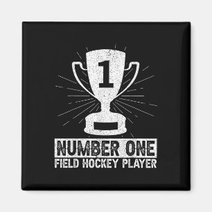 Number One Field Hockey Player Goalie Magnet