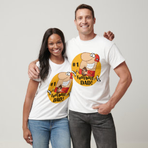 Number One Football Dad Tshirts and Gifts