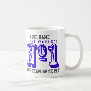 Number One Football Fan. Football Supporter Coffee Mug