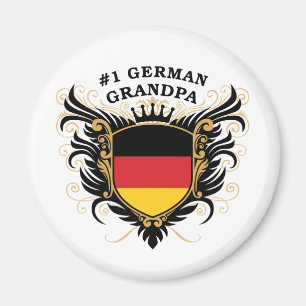Number One German Grandpa Magnet