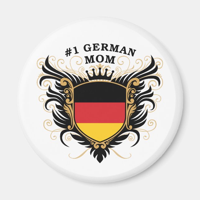 Number One German Mum Magnet (Front)