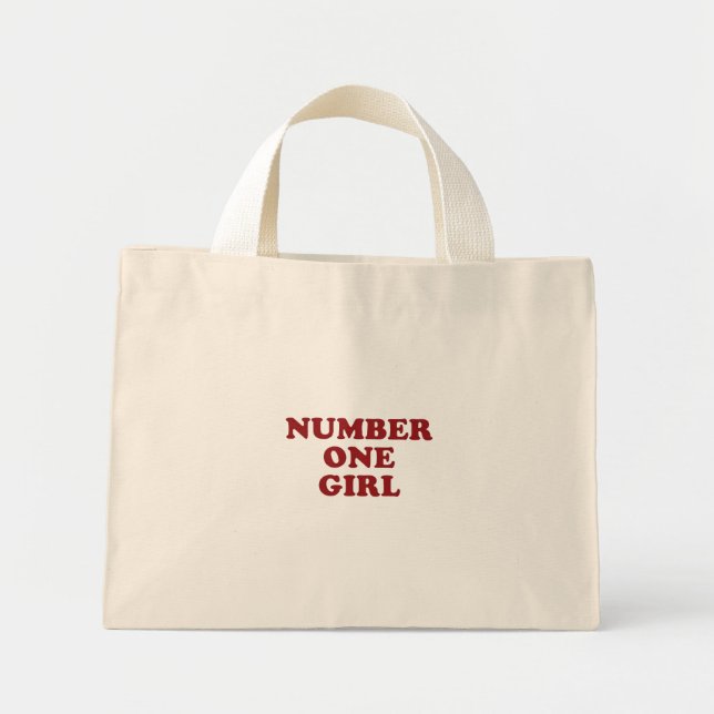 Number One Girl Tote Bag (Front)