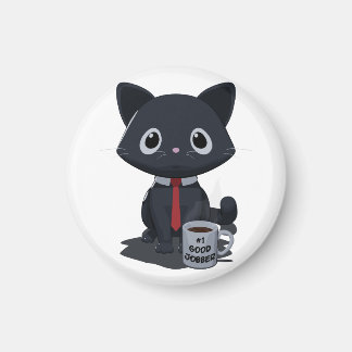 Number One Good Jobber Cat Magnet