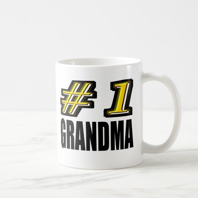 Number One Grandma Coffee Mug (Right)
